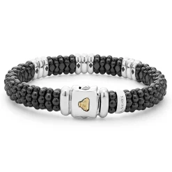 Cheap LAGOS Three Station Ceramic Diamond Bracelet | 9Mm