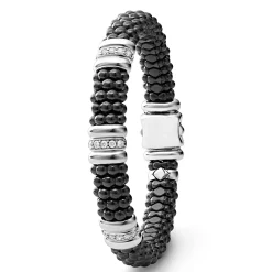 Cheap LAGOS Three Station Ceramic Diamond Bracelet | 9Mm
