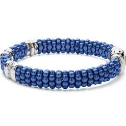 Clearance LAGOS Three Station Ceramic Diamond Bracelet | 9Mm
