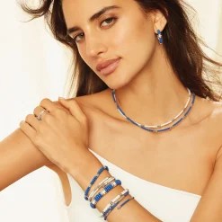 Clearance LAGOS Three Station Ceramic Diamond Bracelet | 9Mm