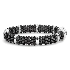 Cheap LAGOS Three Station Ceramic Diamond Bracelet | 9Mm