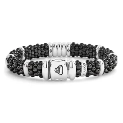 Cheap LAGOS Three Station Ceramic Diamond Bracelet | 9Mm
