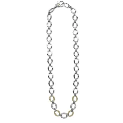 Best LAGOS Three Station Diamond Link Necklace