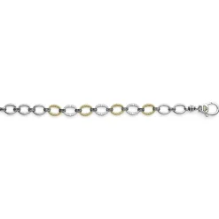 Hot LAGOS Three Station Diamond Link Bracelet