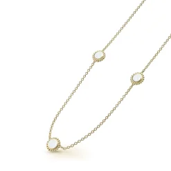 Cheap LAGOS Three Station Round Mother Of Pearl Necklace