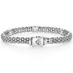 Cheap LAGOS Three Station Silver X Diamond Bracelet | 6Mm