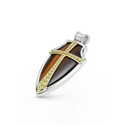 New LAGOS Tiger Eye Shield Amulet