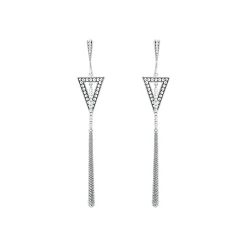 Hot LAGOS Triangle Circle Drop Earrings