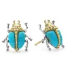 Best Sale LAGOS Turquoise Beetle Stud Earrings