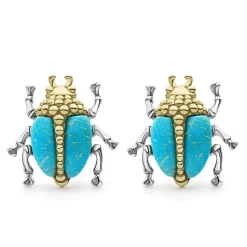Best Sale LAGOS Turquoise Beetle Stud Earrings