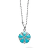 Cheap LAGOS Turquoise Flower Pendant Necklace