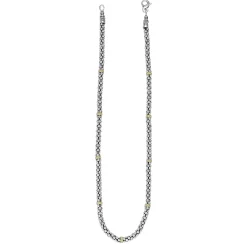 Shop LAGOS Two-Tone Caviar Beaded Necklace | 5Mm