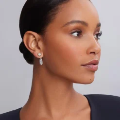 Clearance LAGOS Two-Tone Caviar Diamond Stud Earrings