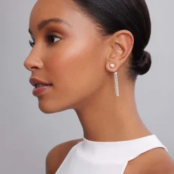 New LAGOS Two-Tone Caviar Diamond Stud Earrings