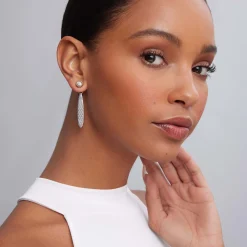 New LAGOS Two-Tone Caviar Diamond Stud Earrings