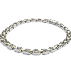 Sale LAGOS Two-Tone Caviar Link Necklace