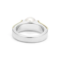 Shop LAGOS Two-Tone Caviar Pearl Ring