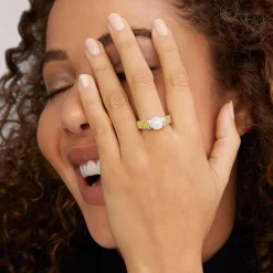 Online LAGOS Two-Tone Caviar Pearl Ring