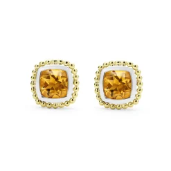 Best LAGOS Two-Tone Citrine Stud Earrings