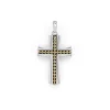 Hot LAGOS Two-Tone Cross Amulet