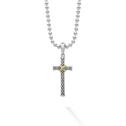 Best LAGOS Two-Tone Cross Amulet Necklace