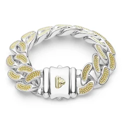 Sale LAGOS Two-Tone Curb Link Bracelet | 19Mm