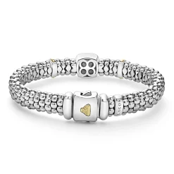 Best LAGOS Two-Tone Diamond Caviar Bracelet | 9Mm