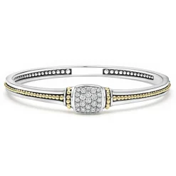 Best LAGOS Two-Tone Diamond Cuff Bracelet