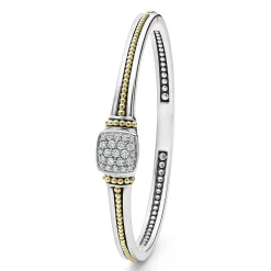 Best LAGOS Two-Tone Diamond Cuff Bracelet