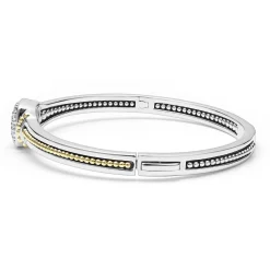 Best LAGOS Two-Tone Diamond Cuff Bracelet