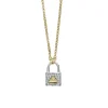 Best LAGOS Two-Tone Diamond Lock Necklace