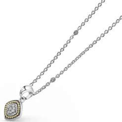 Flash Sale LAGOS Two-Tone Diamond Pendant Necklace