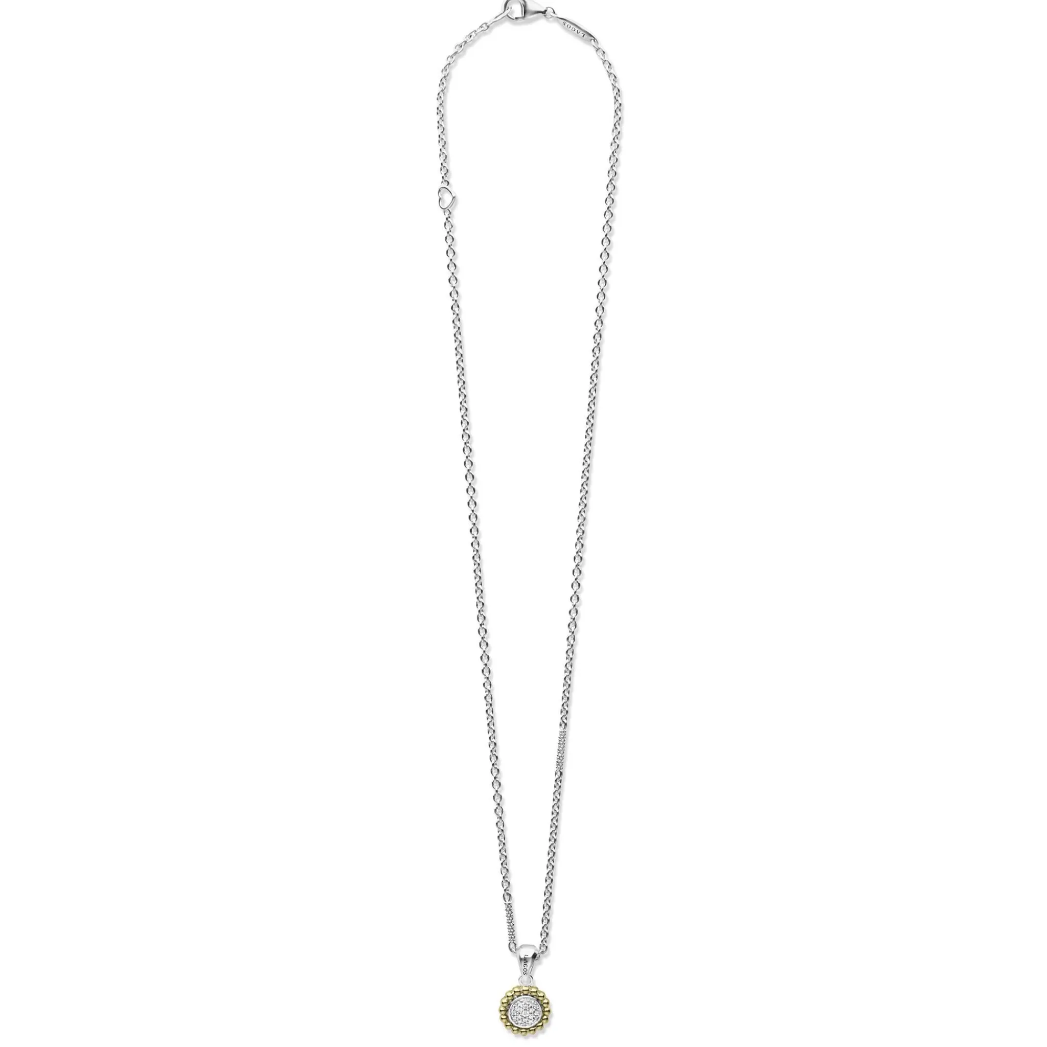 Outlet LAGOS Two-Tone Diamond Pendant Necklace