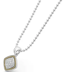Online LAGOS Two-Tone Diamond Pendant Necklace