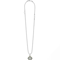 Online LAGOS Two-Tone Diamond Pendant Necklace