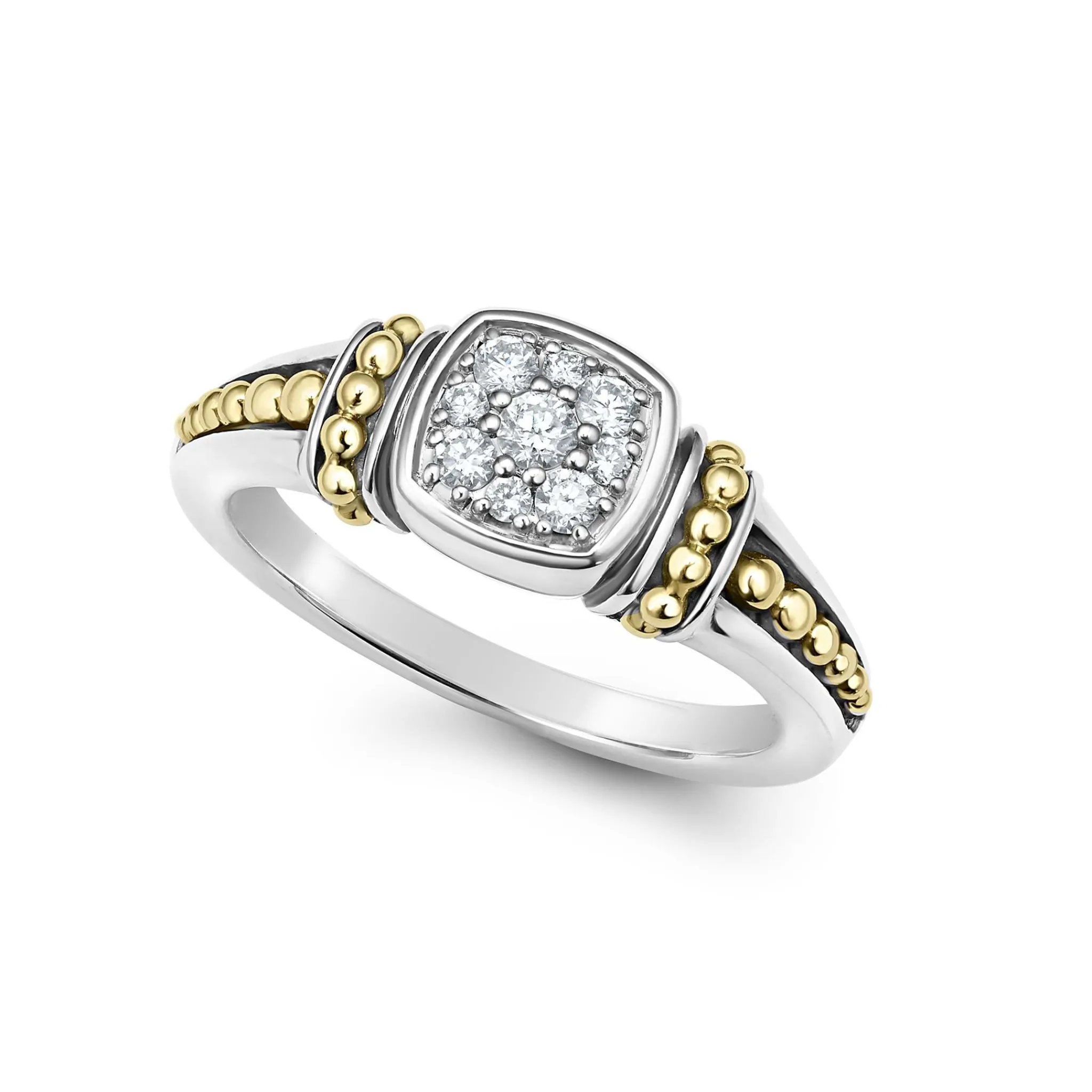 New LAGOS Two-Tone Diamond Ring