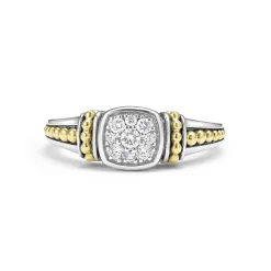 New LAGOS Two-Tone Diamond Ring