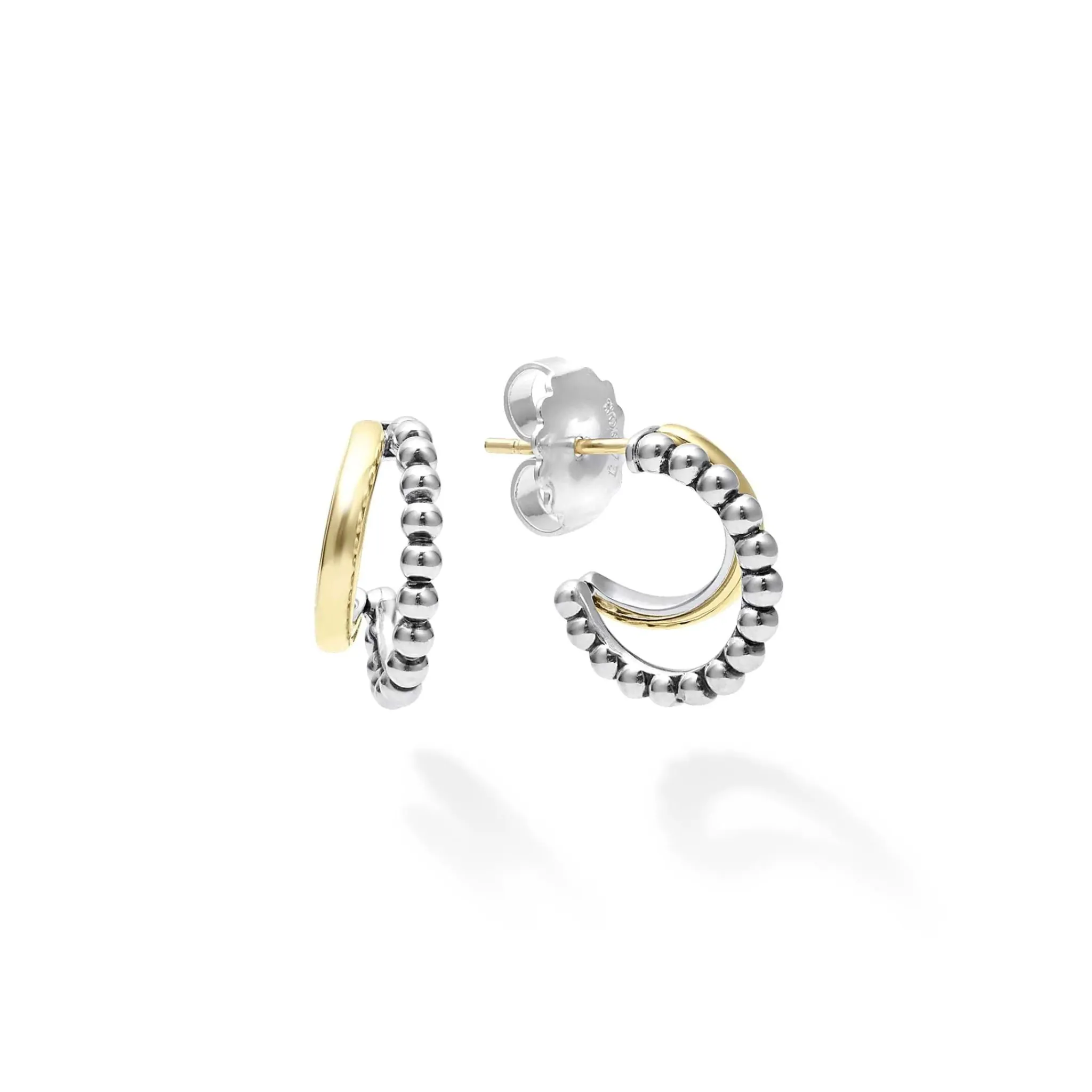 Fashion LAGOS Two-Tone Huggie Earring Gift Set