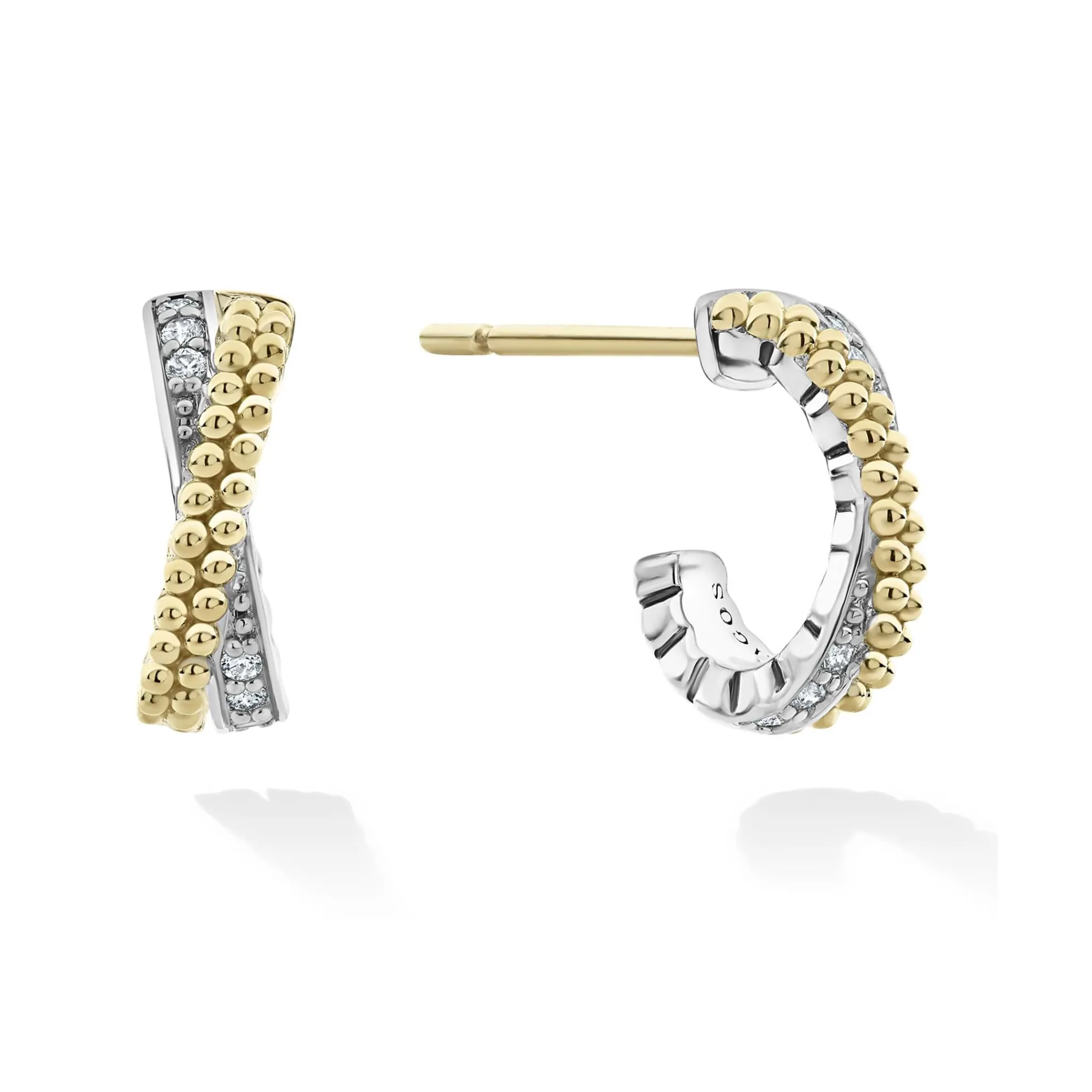 Fashion LAGOS Two-Tone Huggie Earring Gift Set