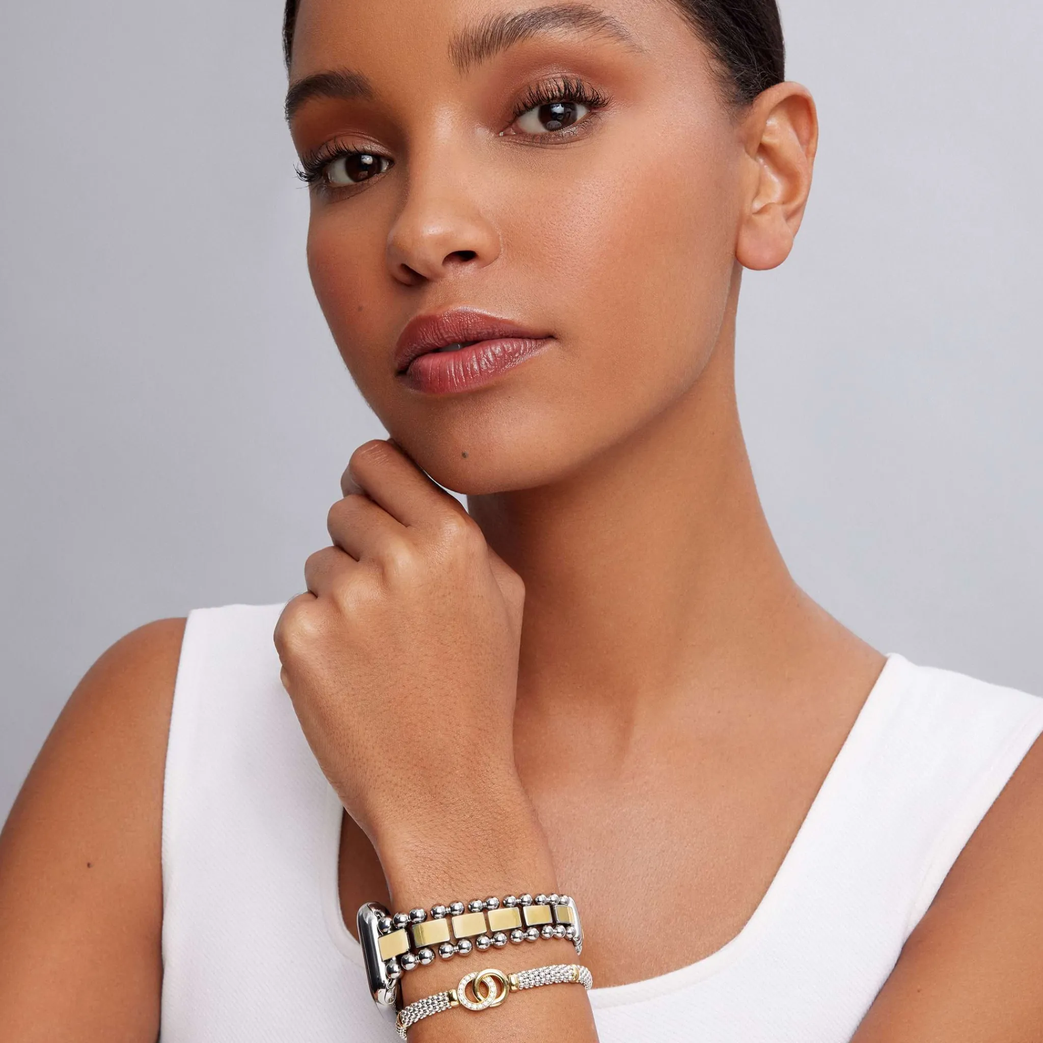 Best Sale LAGOS Two-Tone Interlocking Diamond Smart Caviar Gift Set