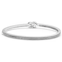 Best Sale LAGOS Two-Tone Knot Diamond Cuff Bracelet