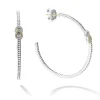 Outlet LAGOS Two-Tone Knot Diamond Hoop Earring