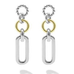 Sale LAGOS Two-Tone Link Drop Earrings