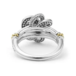 New LAGOS Two-Tone Love Knot Ring
