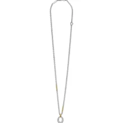 Best LAGOS Two-Tone Oval Diamond Pendant Necklace