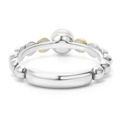 Cheap LAGOS Two-Tone Pearl Ring