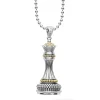 Online LAGOS Two-Tone Queen Pendant Necklace