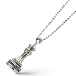 Online LAGOS Two-Tone Queen Pendant Necklace