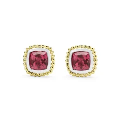 Outlet LAGOS Two-Tone Rhodolite Garnet Stud Earrings