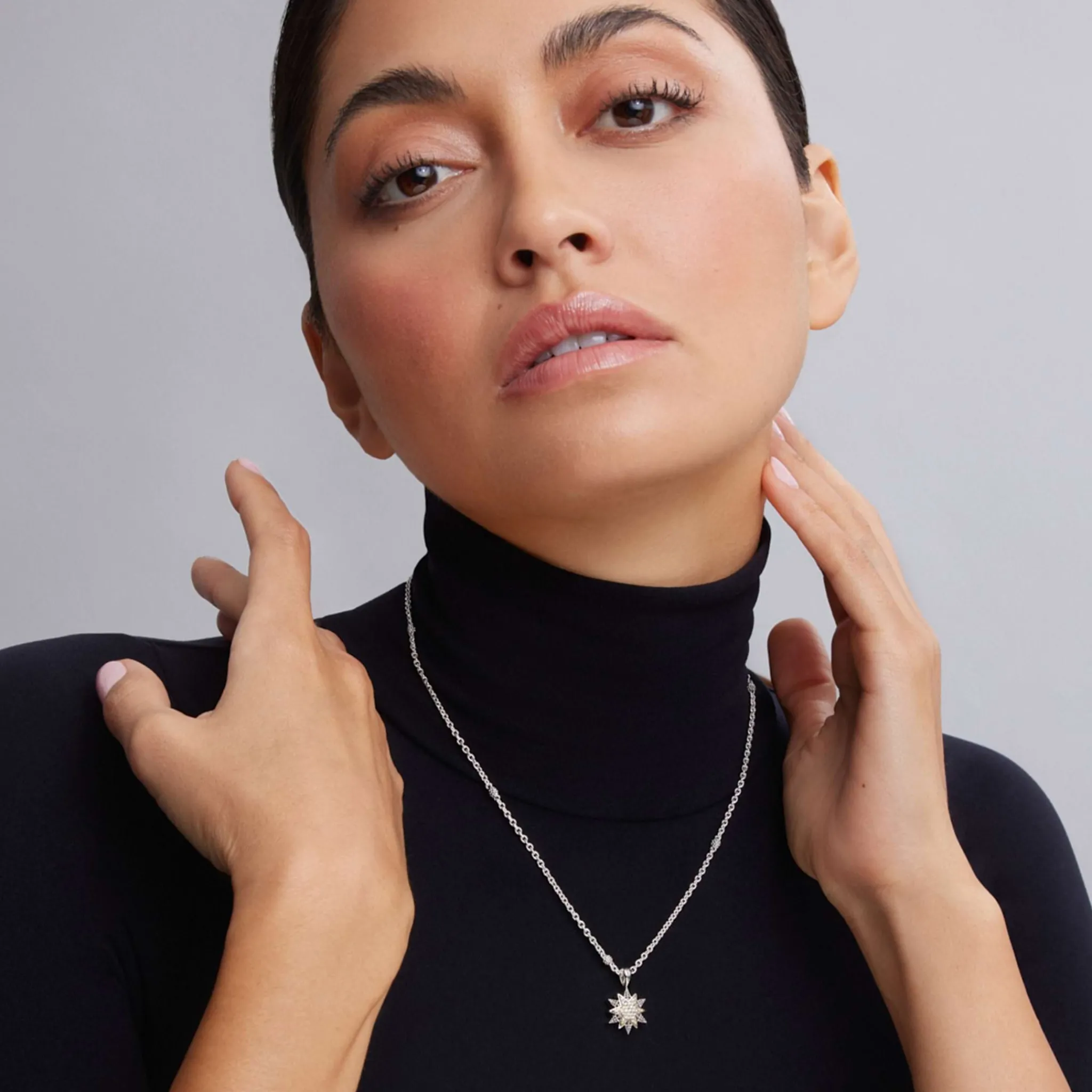 Shop LAGOS Two-Tone Star Diamond Pendant Necklace